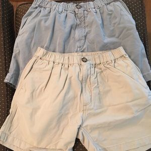2 pair of men’s Chubbies shorts